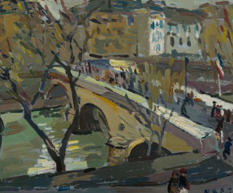 Areg Elibekian, Brocante sur le Pont Louis-Philippe