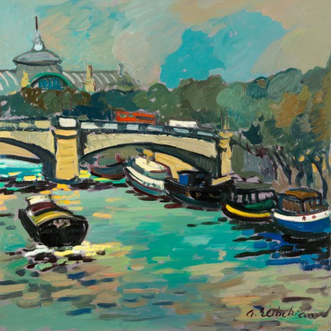 Areg Elibekian, La Seine et le Grand Palais