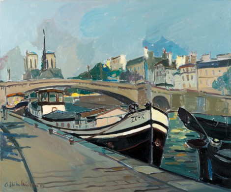 Areg Elibekian, Paysage de l’Île Saint-Louis