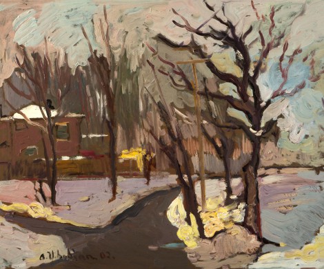 Areg Elibekian, Paysage d’hiver, Parc Noël-Sud