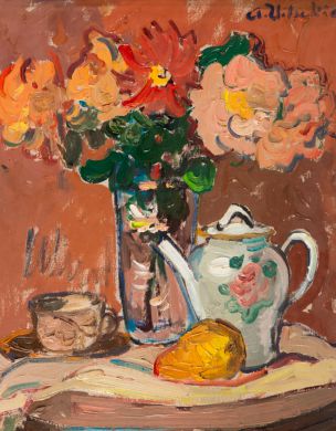 Areg Elibekian, Still life with flowers