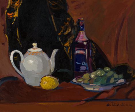 Areg Elibekian, Still life with tea pot