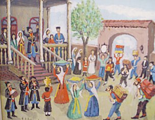 Vagarshag Elibekian, Célébration d’un mariage à Tbilissi